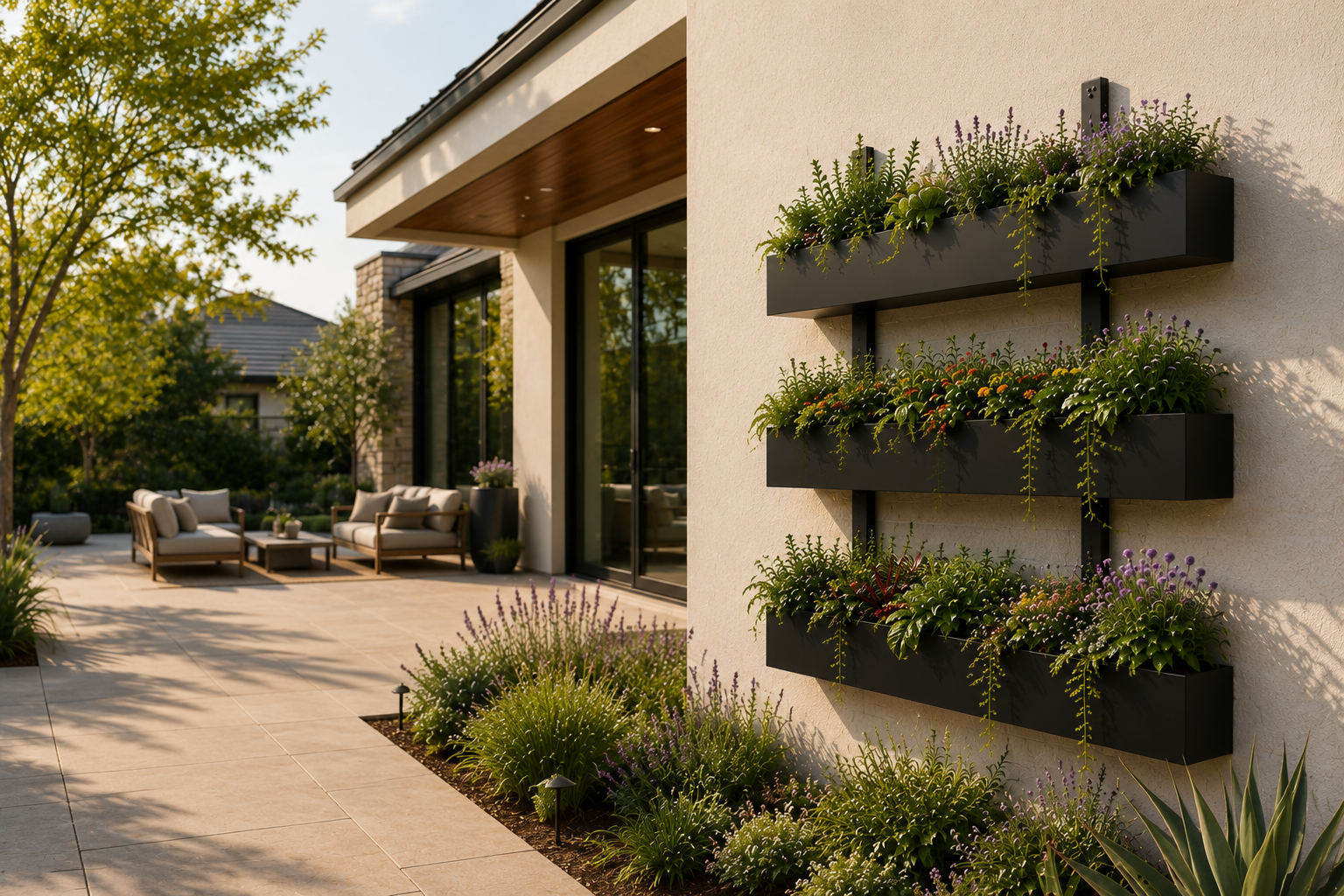 Create beautiful outdoor living spaces.